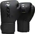 RDX Boxing Gloves, Training Sparring, Maya Hide Leather, Muay Thai MMA Kickboxing, Men Women Adult, Heavy Punching Bag Focus Mitts Pads Workout, Ventilated Palm, Multi Layered, 8 10 12 14 16 Oz