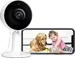 Baby Camera 2.4G WiFi 1080p FHD, Leystare by Arenti IN1 Baby Monitor with Sound & Motion Detection, 2 Way Audio, Night Vision, Indoor Security Camera Compatible with Alexa, Google