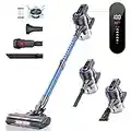 Cordless Vacuum Cleaner 400W/33KPa Powerful Stick Vacuum Cleaner with LCD Touch Screen, 55Min Runtime Battery, 4 in 1 Lightweight Handheld Cordless Vacuum for Carpet Pet Hair Floors HONITURE S12