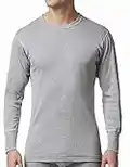 Stanfield's Men's Premium Cotton Rib Thermal Long Sleeve Undershirt Underwear, Grey Heather, Large