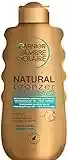 Garnier Latte Autoabbronzante Natural Bronzer, Per un'Abbronzatura Uniforme e Naturale, A Rapido Assorbimento, Azione Idratante e Levigante, Con Olio di Albicocca e Vitamina E, Ambre Solaire, 200 ml