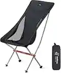 Naturehike Portable Moon Folding Camping Chair Ultralight Compact Heavy Duty for Adults, Hiking, Outdoor Camp, Backpacking, Festival, Travel, Beach, Picnic, Fishing