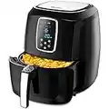 Pro Breeze 5.5L Air Fryer - XXL 1800W Air Fryer for Home Use with Digital Display, Timer and Fully Adjustable Temperature Control for Healthy Oil Free & Low Fat Cooking