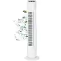 Ecosa Ventilateur tour silencieux | Télécommande | Ventilateur | Ventilateur tour | Ventilateur sur pied | Ventilateur colonne | Ventilateur de sol | Minuterie | Refroidisseur d'air |