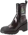 Love Moschino Women's St.ttod.quad70 Vitello Ankle Boot, Black, 5 UK