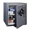SentrySafe Waterproof and Fireproof Safe Box for Home 1.23 Cubic Feet, 17.8 x 16.3 x 19.3 Inches (exterior), SFW123GDC