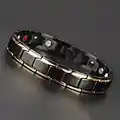 Titanium Magnetic Bracelet for Men, Magnetic Therapy Bracelet with Links Removal Tool, Extra Link & Gift Box