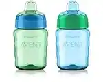 Philips Avent My Easy Sippy Cup 9oz, Blue/Teal, 2pk, SCF553/25