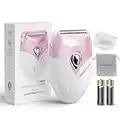 Damenrasierer Elektrisch, TOUCHBeauty Rasierer Damen Dlektrisch, Trimmer für Frauen für Körper, Achseln, Beine und Bikinizone, Compact Lady Shaver AG-1459ADE