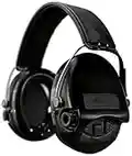 Sordin Supreme Pro Casques Antibruit Électroniques à Forte Atténuation - SOR75302 - Protection Auditive - Coques d'oreilles Noires - Idéal pour la Chasse ou Le Tir