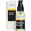 Eye Gel with Hyaluronic Acid, Radiance Under Eye Gel for Puffiness, Wrinkles, Dark Circles & Eye Bags, Hydrating Eye Skin Care, Anti Aging Skin Care Products for Women & Men, Night Eye Gel by YEOUTH