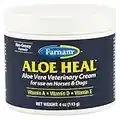 Farnam Aloe Heal Aloe Vera Veterinary Cream for use on Horses and Dogs 4 Ounces