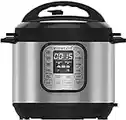 Instant Pot Duo 7 en 1 Olla a Presión Programable con 13 Programas para Cocción lenta, Arrocera, Yogurtera o Vaporera, Color Negro/Acero Inoxidable, 5.7 L