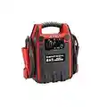 4-in-1 Jump Starter with 260 PSI Air Compressor; 12VDC outlet; Built-in Work Light