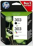 HP 303 Black & Colour Ink Cartridge Bundle Pack