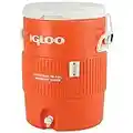 igloo - 5 Gallon Seat Top - Getränkespender mit Zapfhahn - 19 Liter, Orange