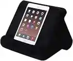 Pillow Pad, Tablet Holder, Tablet Cushion Tablet Stands Laptop Tablet Stand Holder Tablet Pillow Stand Multi-Angle Tablet Stand Pillow Holder for Tablets eReaders Smartphones Books (Black)