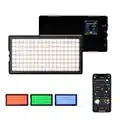 Lume Cube - RGB Panel Pro - Full Color Mountable LED Light for Professional DSLR Cameras - Adjustable Color - Bluetooth Compatible - Long Battery Life - for Photography & Video