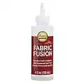 Aleene's 23473 Fabric Fusion Permanent Fabric Adhesive ,Clear,4oz