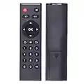 Télécommande de boîte de télévision, Bouton en Silicone de Coque ABS TX6 Remplacement de la télécommande de télévision pour Android TV Box pour Tanix TX5 Max TX3 Max, pour TX6 TX92