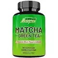 Matcha Green Tea 60 Capsules - Matcha Green Tea Tablets - Boosted with Turmeric, Acerola Cherry & Black Pepper