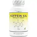 Koffein Tabletten mit je 200 mg - 500 Tabletten - Laborgeprüft (Wirkstoffgehalt & Reinheit) - Ohne unerwünschte Zusätze - Hochdosiert - Vegan - Premium Qualität