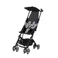 gb Pockit Air All Terrain Ultra Compact Lightweight Travel Stroller with Breathable Fabric in Velvet Black