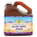 Lily of the Desert Aloe Vera Juice, Preservative Free - Inner Fillet Aloe Vera Drink, Organic Aloe Juice with Natural Vitamins, Digestive Enzymes for Gut Health, Stomach Relief, Wellness, Glowing Skin, 128 Fl Oz