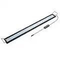 Hygger 20W Luce per Acquario, 71-92cm Lampada LED con Timer, Dimmerabile e Staffa Regolabile, per Illuminazione(Bianco, Blu, Rosso)