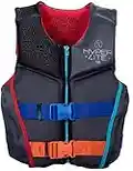 Hyperlite indy CGA Kids Wakeboard Vest Black/Teal Sz L