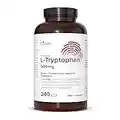 b'sain L-Tryptophan 500mg - 240 vegane Kapseln - Aus pflanzlicher Fermentation - natürlich, laborgeprüft, vegan, hochdosiert & in Deutschland produziert