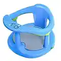 Baby Bath Seat, Baby Shower Chair for Baby 6-18 Months ,Infant Bath Seat for Sitting Up in Tub,Anti-Slip Round Edge Safe Arm Back Rest Bathtub Chair