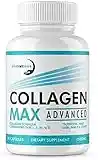 Collagen Capsules High Strength for Women Advanced - Boosted with Marine Collagen + Hyaluronic Acid, Biotin - Types I, II, III, V & X