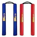 Fayscingo 2 Pack Nunchakus di Schiuma Pratica Imbottita di Sicurezza Nunchakus Nunchucks di Arti Marziali per Bambini e Principianti