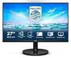 PHILIPS 271V8La - 27 Inch Fhd Monitor, 75Hz, 4Ms, Va, Speakers, Adaptivesync, Flickerfree, Anti-Glare (1920 X 1080, 250 Cd/M², Hdmi/Vga)