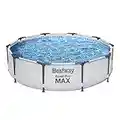 Bestway 56406-3 Set Piscina Fuori Terra Steel Pro MAX Rotonda da 305x76 cm