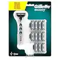 Gillette Mach3 Maquinilla de Afeitar Hombre + 12 Cuchillas de Recambio