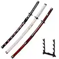 City of Delusions Roronoa Zoro/Kitetsu/Yama Enma Spada di Legno Fatta A Mano Giapponese Katana Anime Cosplay Spada di Circa 41.4 Pollici Decorazione e Collezione