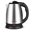 DEZIN Electric Kettle Upgraded, BPA Free 2L Stainless Steel Tea Kettle, Fast Boil Water Warmer with Auto Shut Off and Boil Dry Protection Tech for Coffee, Tea, Beverages