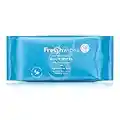 FreshWipes Body Wipes 12 Large Coconut Scented Antibacterial/Biodegradable Adult Wipes - Ideal for Camping, Festivals, Sport, Disabled, Post-Surgery & Bed Baths