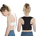 Corrective Posture Back - Breathable Orthosis, Suitable For Suitable For Relieving Back, Chest, For Back Braces Orthopedicbrace Neck And Shoulder Pain(L-Black)