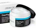 Day Night Cream for Face with Hyaluronic Acid, Copper Tripeptide-1 & Snail Mucin, Day and Night Cream Moisturizer for Face, Dark Spots & Dull Skin, Anti Aging Face Cream by YEOUTH