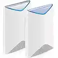 NETGEAR Orbi Pro Tri-Band WiFi System for Business with 3Gbps speed (SRK60) | 2-Pack includes 1 router & 1 wall-mount satellite to cover up to 5,000 sq. ft.