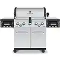 Broil King Regal S 590 Pro Natural Gas Grill - Premium 5-Burner Stainless Steel BBQ