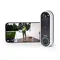 Arlo Essential Wireless Video Doorbell Camera, 1080p HD Security camera, WiFi, 2 Way Audio, Motion Detection, Built-in Siren, Night Vision, 90-Day Free Trial of Arlo Secure Plan, White