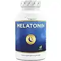 Melatonin - 365 Tabletten - 0,5 mg pro Tagesdosis (1/2 Tablette) - Laborgeprüft - Ohne unerwünschte Zusätze - Hochdosiert - Vegan