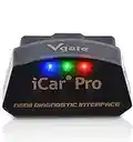 vgate iCar Pro OBD2 Bluetooth 4.0(BLE) Diagnosegerät Auto Automotive Motor Fehlercode-Lesegerät ELM 327 V 2.3 Für Android/IOS-System, kompatibel mit App Torque,OBD Car Doctor