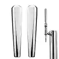 MRbrew Upgraded Beer Tap Handle, 2 PCS Homebrew Commercial Stainless Steel 304 Heavy Duty Standard American 3/8'' Threading Brewing Draft Keg Kegerator Tower Stout Nitro Coffee Tap Beer Faucet Handle