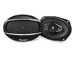 PIONEER TS-A6967S A-Series 6x9 Shallow 4-Way 450 Watts Max Power Black Car Audio Speakers (Pair)