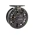 Aventik Center Drag System Classic III Graphite Large Arbor Fly Fishing Reel Sizes 3/4, 5/6, 7/8 (5/6)